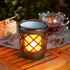 lampe solaire de table flamme